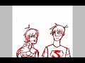 miss Martian and Superboy|Young justice|Speedpaint