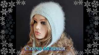 Как связать чепчик для взрослого / HOW TO KNIT BONNET Adult