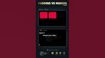 Padding VS Margin #html #css #javascript #coding #webdesign #webdevelopment