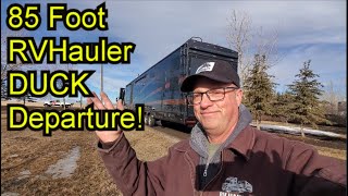 85 Foot RVHauler Rig Named DUCK Hits the Road by RVHaulers with Gregg 4,573 views 1 month ago 54 seconds