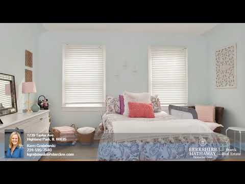 1239 Taylor Ave., Highland Park, IL home video tour