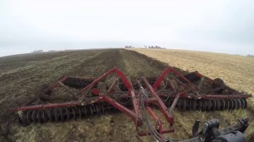 Farmer Peter | Disking Bean Stubble Timelapse