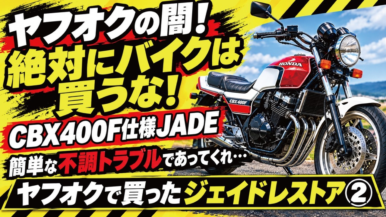 Restoring the Yahoo Auctions CBX400F-Style JADE Part 2: My First