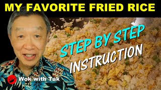 My FAVORITE FRIED RICE step by step.  Simple, fast, delicious.
