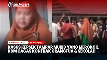 Kasus Kepsek Tampar Murid yang Merokok, KDM Gagas Kontrak Orangtua & Sekolah untuk Lindungi Guru
