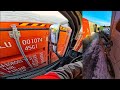 Reversing in a tight spot POV Truck Driving Norway 4K60 Volvo FH540