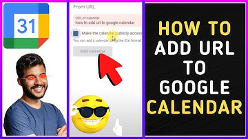 How to Add url to Google Calendar?