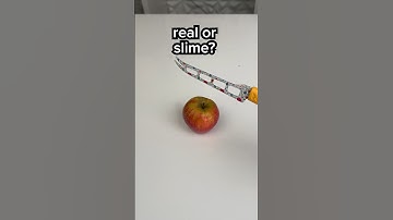 REAL OR SLIME CHALLENGE? 🍎🔪
