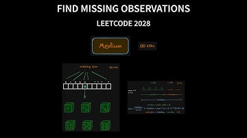 Find Missing Observations - Leetcode 2028 - Java