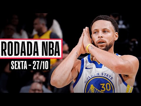 Stephen Curry é DECISIVO na vitória dos Warriors! - Rodada NBA 27/10