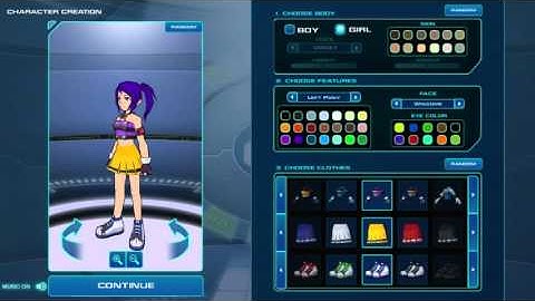 Fusionfall Legacy - Creating My Charater!