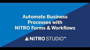 Automate With NITRO Studio