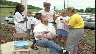 WJHL Rewind: Students help shave teacher's head (1999)
