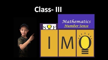Class 3 | OLYMPIAD | IMO Chapter 1| Number Sense