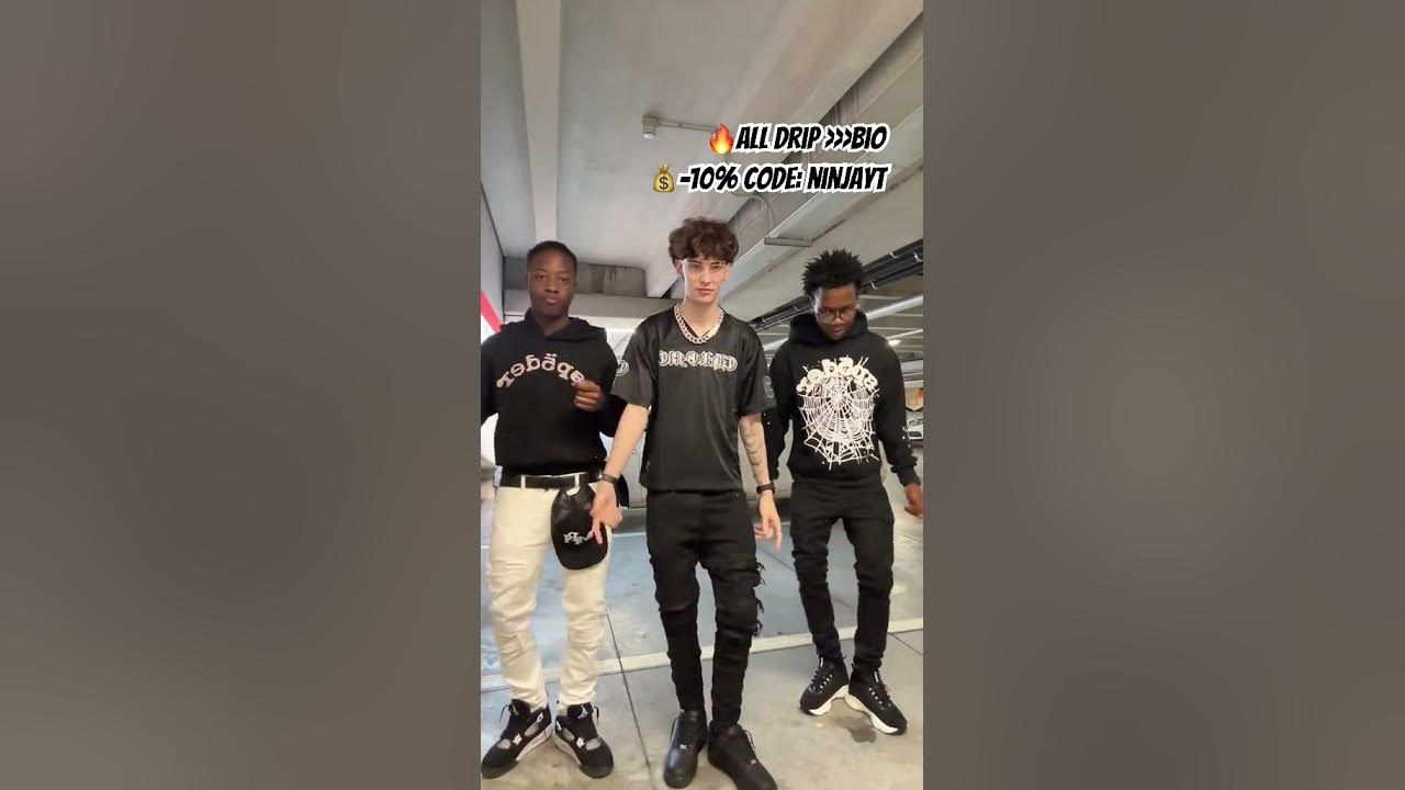 Which Fit Goes Harder? Chrome Hearts x Amiri or Sp5der x Purple Brand? 🔥💬 All Ninjahype #ootd