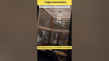 Double Height Premium Rolling Shutters for Home #insightautomations