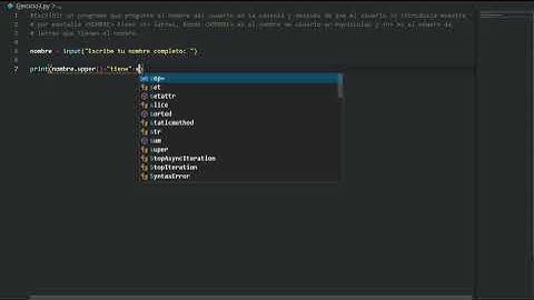Ejercicio 3 - Cadenas - Programación en Python