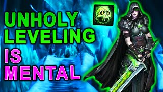 Unholy Death Knight Are God Tier Levelers in WOTLK Classic!