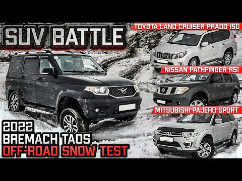 SUV Battle 2021: Bremach 4x4 SUV vs. Nissan Pathfinder, Mitsubishi Pajero Sport & Toyota Prado 150