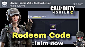 NEW CODM REDEEM CODES | Call of Duty Mobile Free Rank Sheld | CODM REDEEM CODE