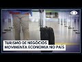 Turismo de negcios movimenta economia brasileira  jornal da band