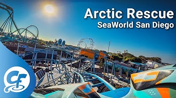 Arctic Rescue front seat on-ride 4K POV SeaWorld San Diego Sea World