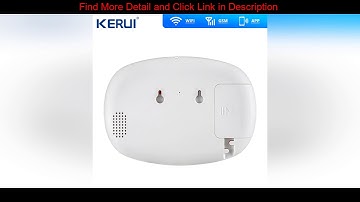 Best Kerui K52 Large Touch Screen  WIFI GSM Alarm System TFT Display Home Alarm System Security Mot