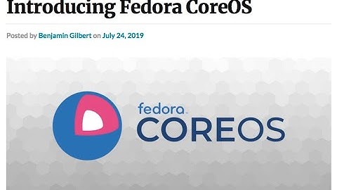 Fedora CoreOS bare metal install using Ignition