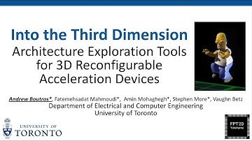 Into the Third Dimension: Architecture Exploration Tools for 3D Reconfigurable Acceleration Devices