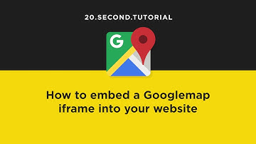Add Googlemap to your website | Google Maps Tutorial #18