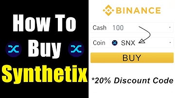 How to Buy SYNTHETIX on Binance ✅ (20% OFF Trading Fees)