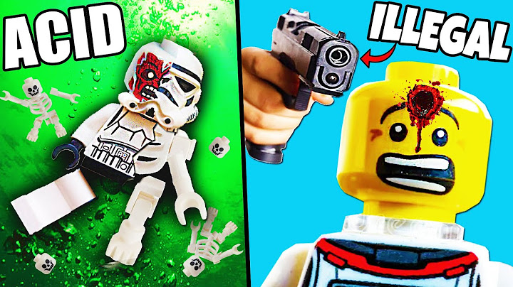 100 LEGO Minifigures VS Deadly Weapons...