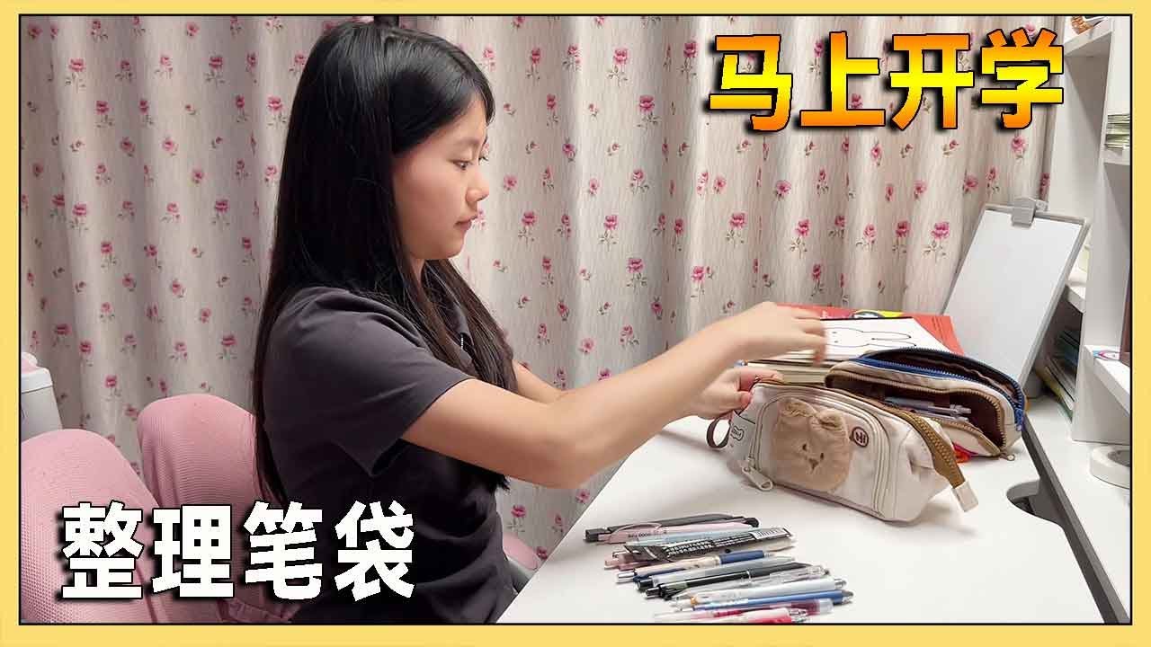 Летняя домашняя работа Сяо Ай наконец-то завершена! Начните организовывать свои сумки с ручками и п