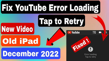 Fix Error Loading Tap to Retry With YouTube App Old iOS Devices || December 2022