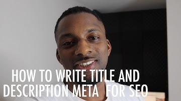 Writing Meta title & meta description for SEO |Leon Angus