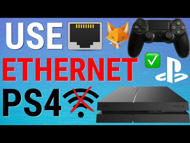 How To Make PS4 Use LAN Instead Of WiFi - YouTube
