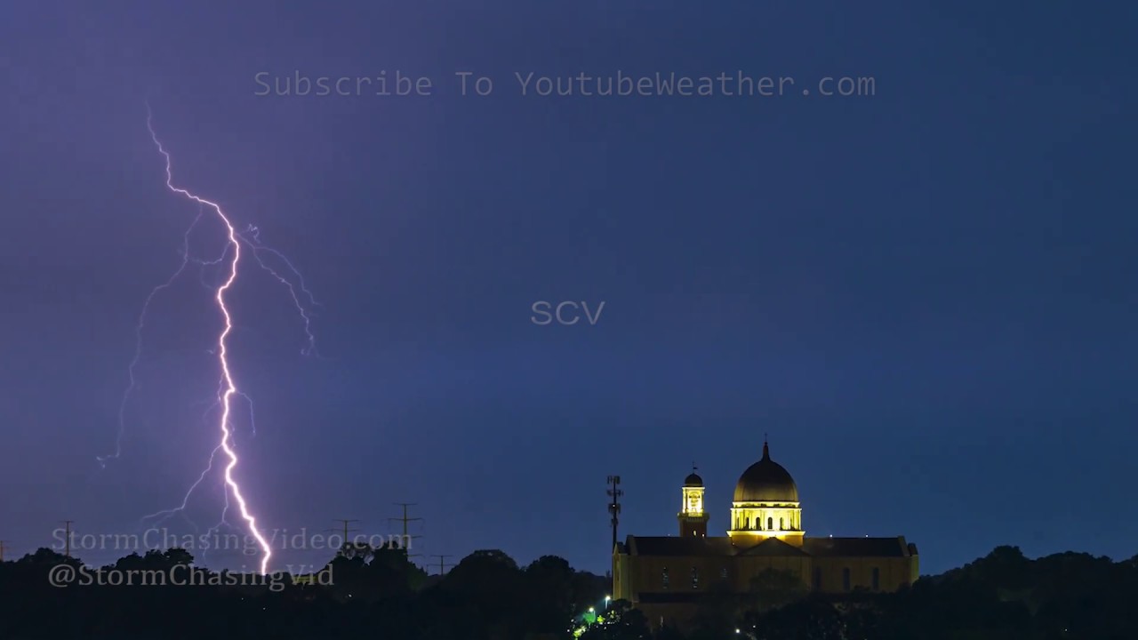 Summer Lightning over Raleigh, NC - 8/15/2019