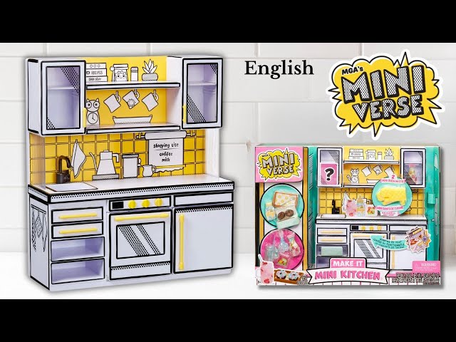 NEW!!!! Mini Verse Make It Mini Food Kitchen!!!!! Unboxing!!!! 3 New