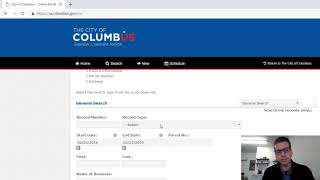 How to check to see if permits have been pulled on a property in Columbus, Ohio