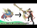 All Gen 8 Legendary Pokémon as Weapons | Max S Animation