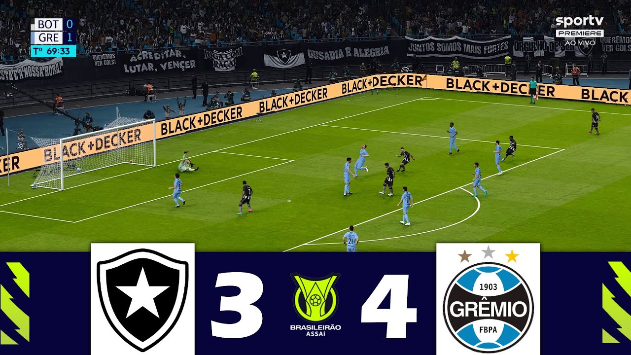 BOTAFOGO 3 X 4 GRÊMIO, BRASILEIRÃO 2023