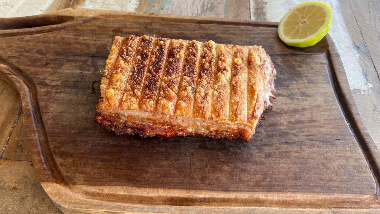 Panceta de Porco Pururuca na Churrasqueira Delícias da Eleni YouTube Panceta de Porco Pururuca na Churrasqueira Delícias da Eleni YouTube