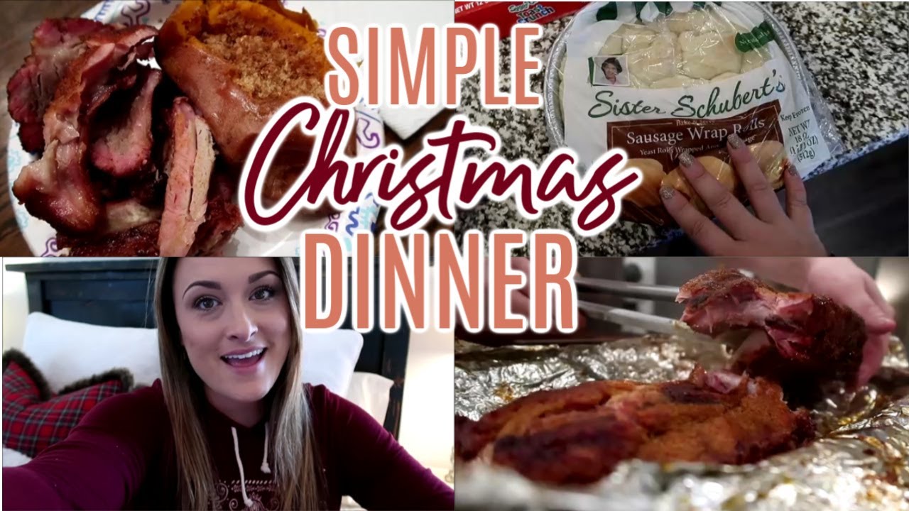 SIMPLE LITTLE CHRISTMAS DINNER | Cook Clean And Repeat - YouTube