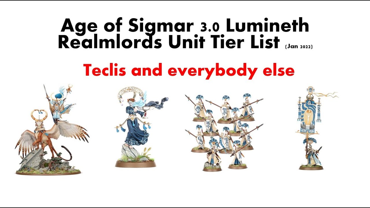Age of Sigmar Lumineth Realm lords Bits Auralan Venari High Sentinel Upgrade