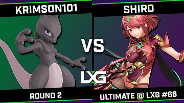 Krimson101 (Mewtwo/Pichu) vs Shiro (Pyra Mythra) - Smash Ultimate @ LXG 66
