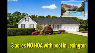 Lexington SC Home Tour | 2.69 Private Acres Saltwater Pool & Ranch Living Lexington SC Home Tour | 2.69 Private Acres Saltwater Pool & Ranch Living
