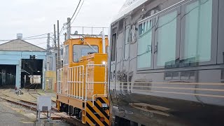 E655系スイッチャーにより入換
