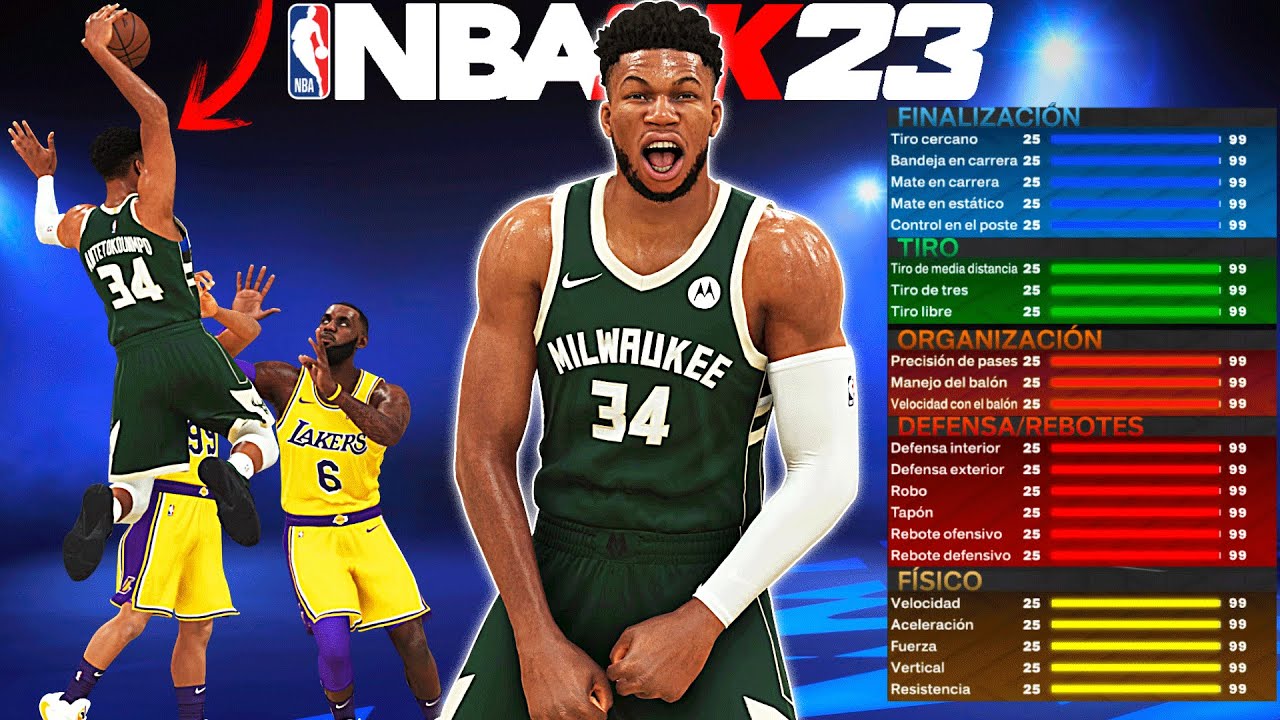 Mi Build GIANNIS ANTETOKOUNMPO es TÓXICO en NBA 2K23 😱 - El MEJOR Ala Pivot Penetrador NBA 2K23 💯