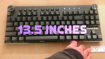 Cosmic Byte Sirius: Length, Breadth & Height of CB-GK-14 Sirius Bluetooth Wireless Keyboard