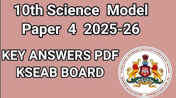 10ನೇ ತರಗತಿ‌ ವಿಜ್ಞಾನ ಮಾದರಿ ಪ್ರಶ್ನೆ ಪತ್ರಿಕೆ ಉತ್ತರಗಳು. 10th science model paper Answers @learneasilyhub